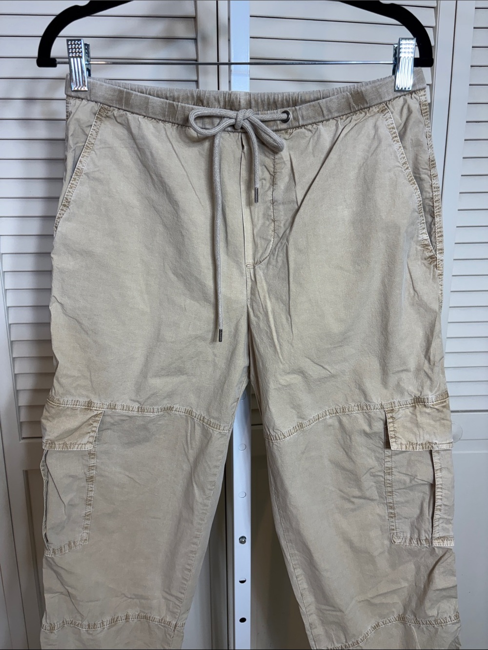 James Perse Stretch Poplin Cargo Pants Size Small - Picture 5 of 14